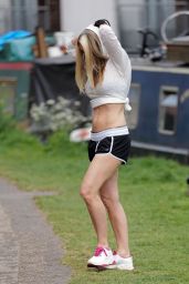 Caprice Bourret in a Crop Top and Tiny Shorts 05/20/2020