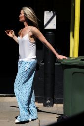 Caprice Bourret Taking Her Rubbish Out in Her Pyjamas
