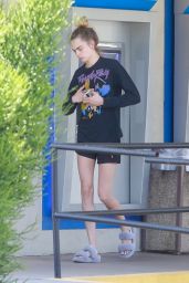 Cara Delevingne Looks Sombre in An All-Black Ensemble at an ATM in LA 05/17/2020