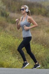 Christina Anstead - Jogging out in Newport Beach 05/28/2020