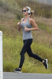 Christina Anstead - Jogging out in Newport Beach 05/28/2020