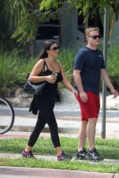 Claudia Romani and Chris Johns - Out in Miami Beach 05/23/2020