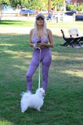 Courtney Stodden - Walks Her Dog in Moorpark in Studio City 05/28/2020