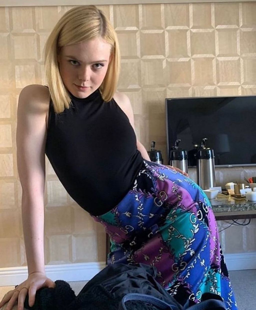 Elle Fanning - Live Stream Video 05/25/2020 • CelebMafia