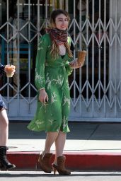 Emma Fuhrmann in Street Outfit - Getting coffee in Beverly Hills 05/08/2020