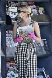 Emma Roberts in Street Outfit - Studio City 05/08/2020