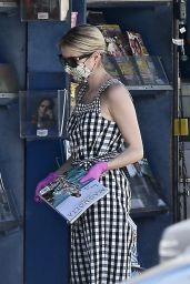 Emma Roberts in Street Outfit - Studio City 05/08/2020