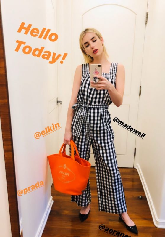 Emma Roberts Outfit 05/08/2020