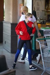 Emma Roberts - Shopping at Erewhon Market in West Hollywood 05/22/2020