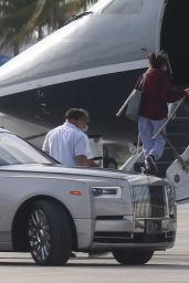 Jennifer Lopez - Leaving Miami on a Private Jet 05/29/2020