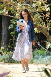 Jordana Brewster - Out in Brentwood 04/30/2020