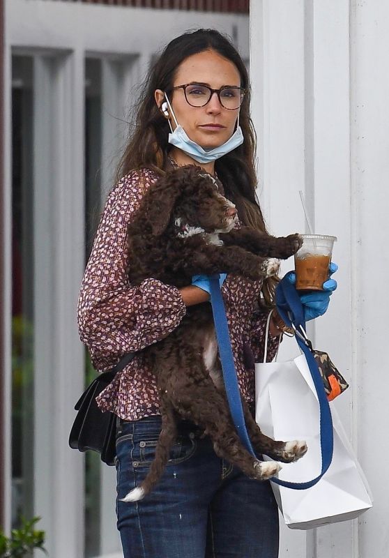 Jordana Brewster - Out in Brentwood 05/12/2020