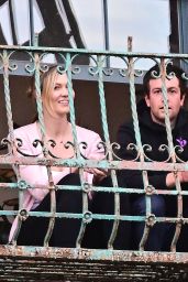 Karlie Kloss and Joshua Kushner on Their Balcony - NYC 05/14/2020