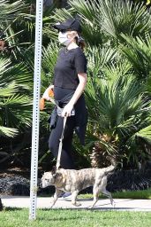 Katherine Schwarzenegger - Walking Her Dog in Brentwood 05/02/2020
