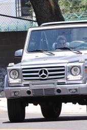 Kendall Jenner in Her G-Wagon in Los Angeles 05/25/2020