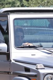 Kendall Jenner in Her G-Wagon in Los Angeles 05/25/2020