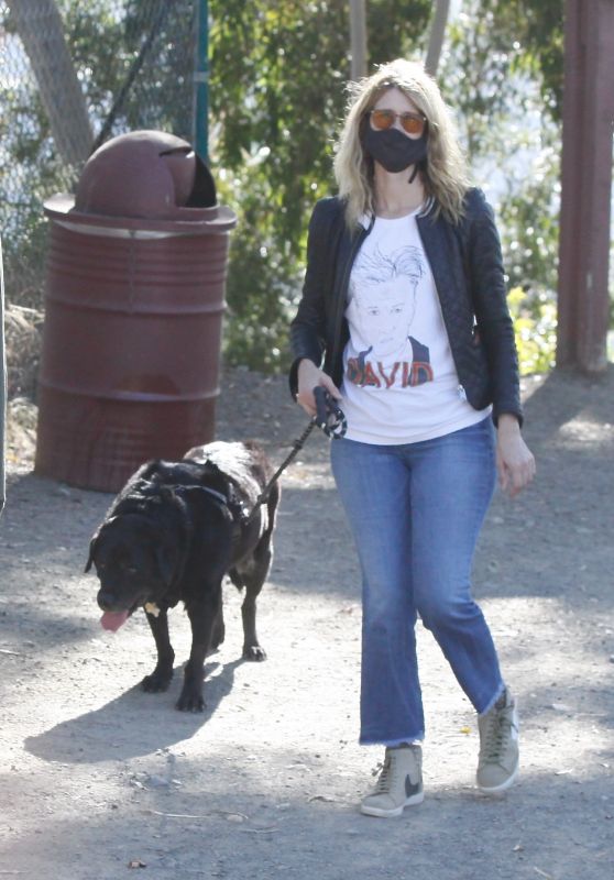 Laura Dern - Out With Her Dog in LA 05/13/2020