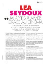 Léa Seydoux - ELLE Magazine France 05/07/2020 Issue