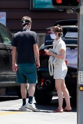 Lily Collins - Shopping in Los Feliz 05/05/2020