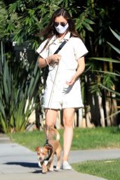 Lily Collins - Stroll in Beverly Hills 05/07/2020