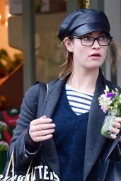 Lily James Cute Style - Shopping in London 03/18/2020