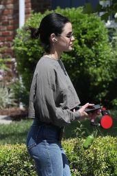 Lucy Hale in Casual Outfit 05/19/2020