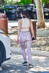 Lucy Hale in High Waisted Leggings - Hollywood 05/14/2020