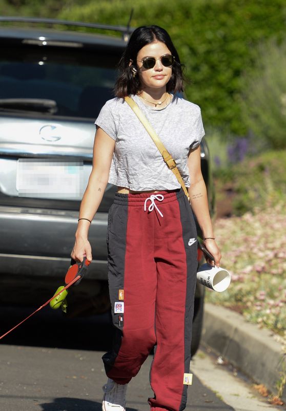 Lucy Hale in Street Outfit 05/08/2020