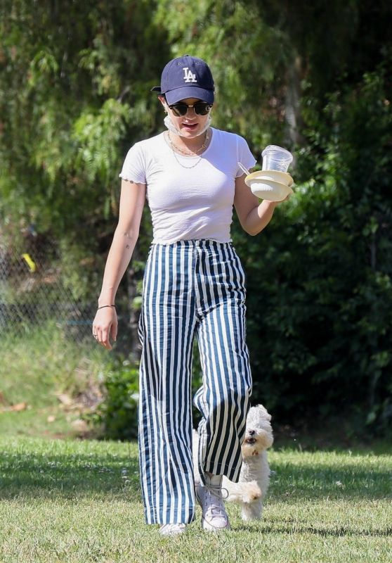 Lucy Hale in the Park in Los Angeles 05/16/2020