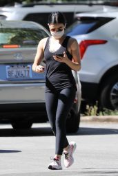 Lucy Hale in Workout Outfit - Hiking in Hollywood Hills 05/20/2020