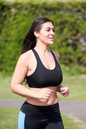 Lydia Clyma in Workout Outfit - Daily Exercise 05/08/2020