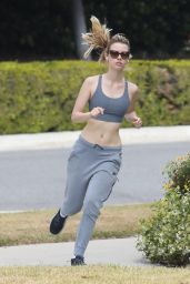 Mia Goth - Jogging in Pasadena 05/12/2020