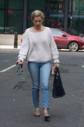 Mollie King - Leaving the BBC Radio One Studios in London 05/10/2020