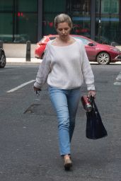 Mollie King - Leaving the BBC Radio One Studios in London 05/10/2020