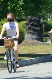 Molly Shannon - Bike Ride in Santa Monica 05/17/2020