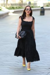 Myleene Klass in Black Stylish Dress - London 05/28/2020