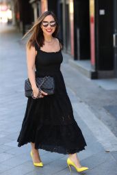 Myleene Klass in Black Stylish Dress - London 05/28/2020