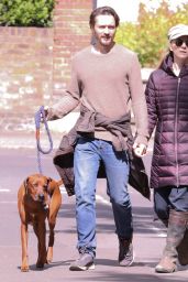 Natalie Dormer With Her Boyfriend David Oakes - Richmond Park in London 05/14/2020
