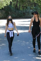 Natasha Alam and Anna Walt - Walking Dog in LA 05/27/2020
