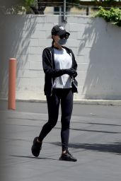 Naya Rivera in Tights - Los Angeles 05/08/2020