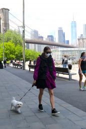 Olivia Palermo - Taking Her Dog Out For a Walk in Brooklyn 05/24/2020
