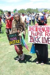 Paris Jackson at Black Lives Matter Rally in LA 05/30/2020