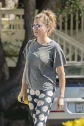 Rebecca Romijn in Casual Outfit - Calabasas 05/08/2020