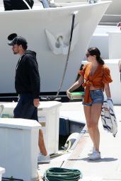 Sara Sampaio on a Boat in Los Angeles 05/02/2020
