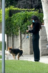 Sara Sampaio - Out to Walk Her Dogs - Los Angeles 05/09/2020