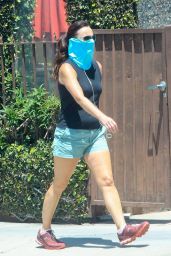 Sarah Shahi in Shorts - West Hollywood 05/25/2020