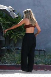 Sofia Richie in a One Shoulder Crop Top - Malibu 05/16/2020