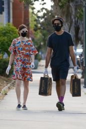 Tilda Cobham-Hervey and Dev Patel - Go Shopping at Erewhon Market in West Hollywood 05/09/2020