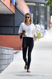 Alessandra Ambrosio at a Gym in Brentwood 06/17/2020
