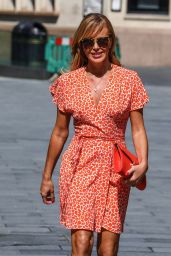 Amanda Holden in a Short Dress - London 06/26/2020